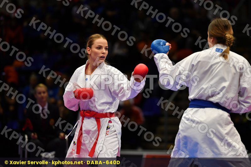 Female kumite 68+ kg France Garcia Nancy Kosovo Orana Fortesa