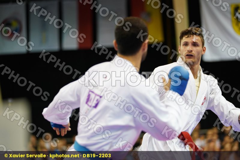 Aktas Ugur bronze match Male Kumite -84kg Poland Turkey Warda Kamil