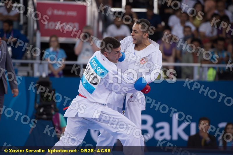 -60 kg Antic Marko finals Fyr Of Macedonia kumite Pavlov Emil Se