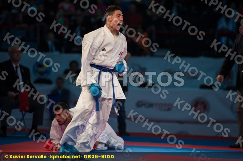 -60 kg Agoudjil Sofiane finals France Italy kumite Maresca Luca