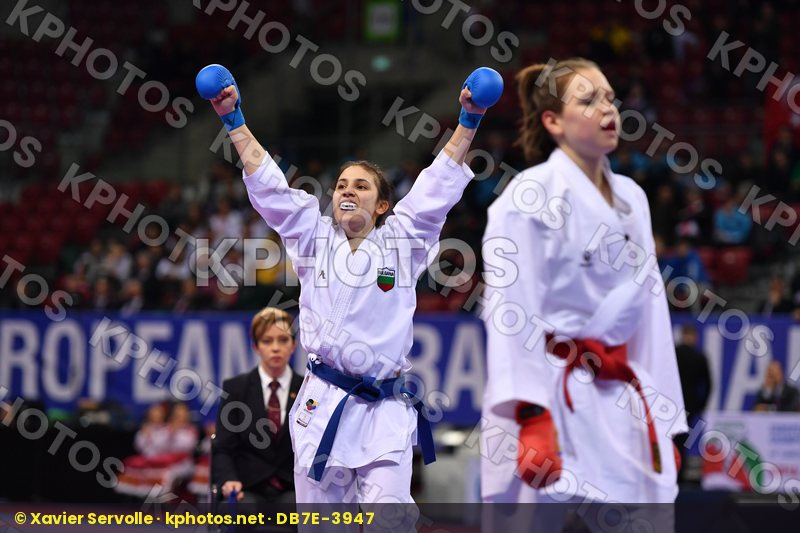 Bulgaria Goranova Ivet Hirt Silvia Junior kumite female -53 kg S