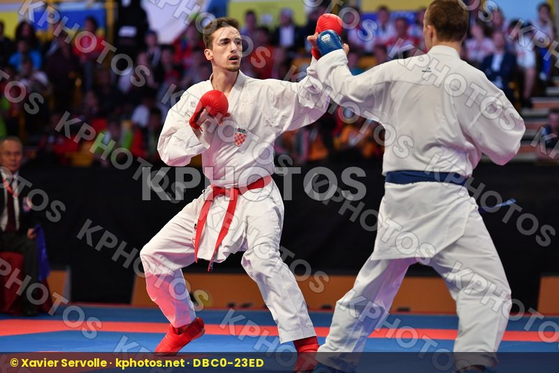 Croatia Granovesov Ilya Kvesic Ivan Male kumite -84 kg Russian f
