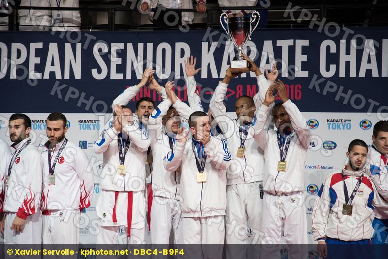 france kumite Male podium team