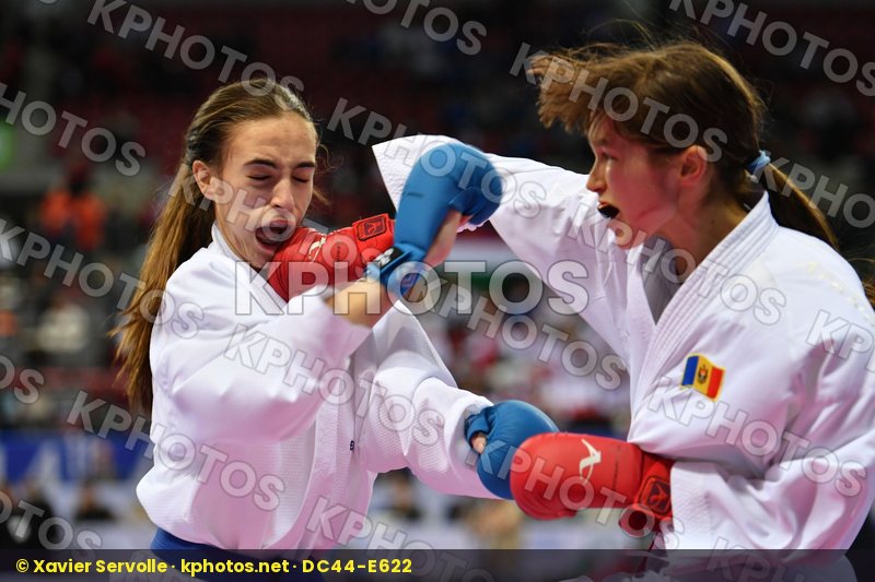 Cadet kumite female -47 kg, Garcia moya Nidia, Hurenko Polina, M