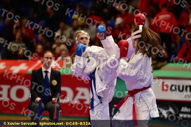 -47kg cadet croatia female finals Kmit Solomiya kumite ukraine V