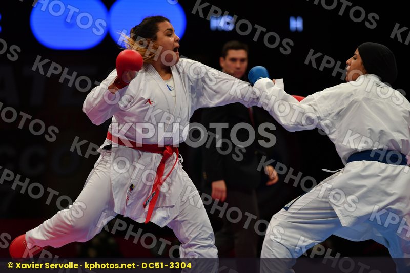 Abdelaziz Feryal Egypt Female kumite 68+ kg Jami Chahnez Tunisia