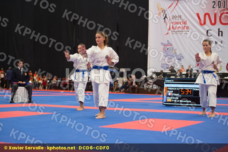 Arawaza cadet female Fyr Of Macedonia Junior Kata team