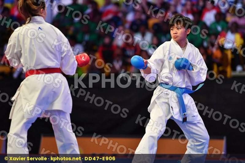 Chinese taipei Female kumite -50 kg Ku Tsui-ping Milivojcevic Je