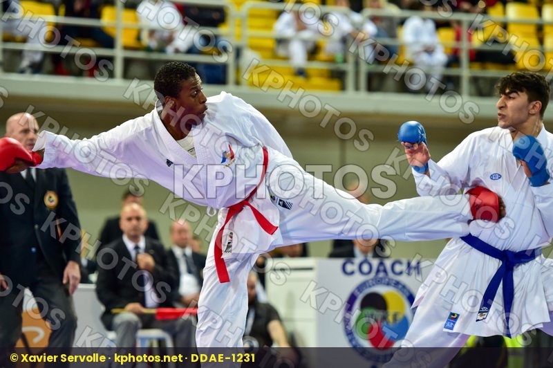 +76 Kg France Italy Jacquet Dnylson Junior KO Kumite Male Mouhii