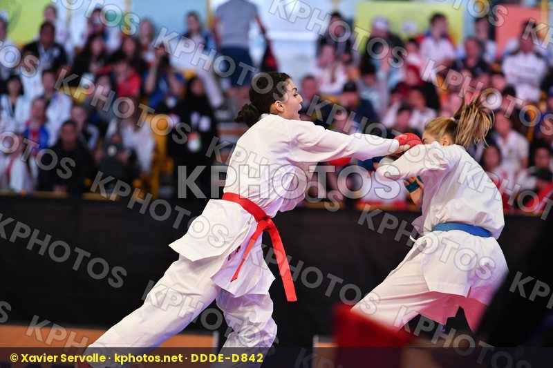 England Female kumite -68 kg Greece Karwacinski Kate Panetsidou