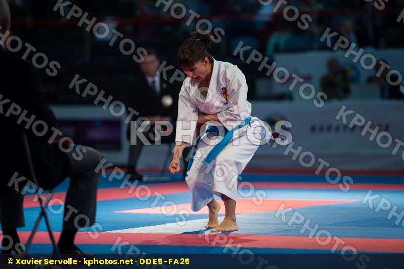 female finals kata kumite Sanchez Jaime Sandra Spain