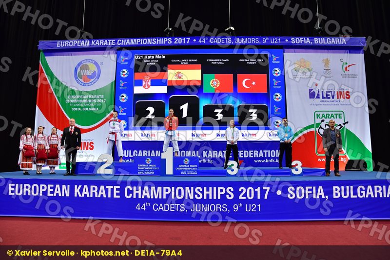 Fernandes David Galan Lopez Sergio Goktas Emre Vefa podium Portu