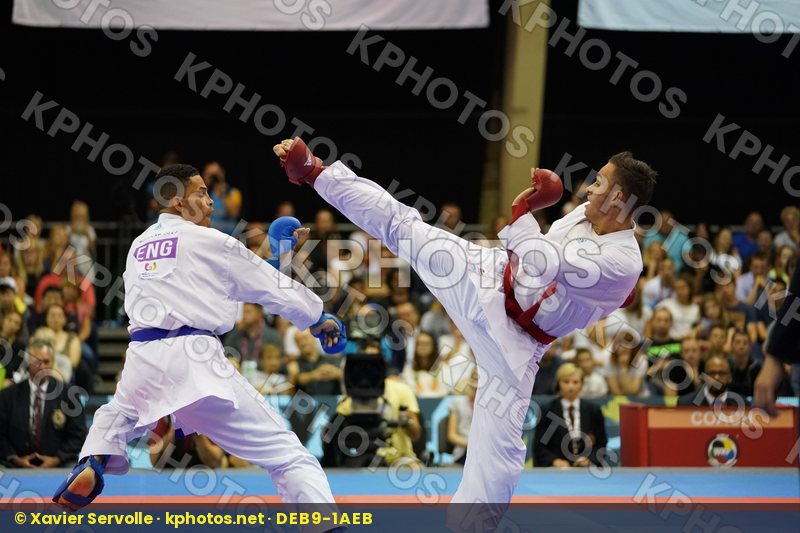 Dacosta Steven England France Gold match Male Kumite -67kg Thomas Jordan