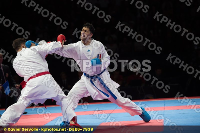 84+ Kg Bendiab Salim france Greece kumite Male margaritopoulos s