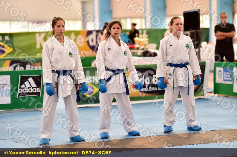 Brasil Female final kumite team