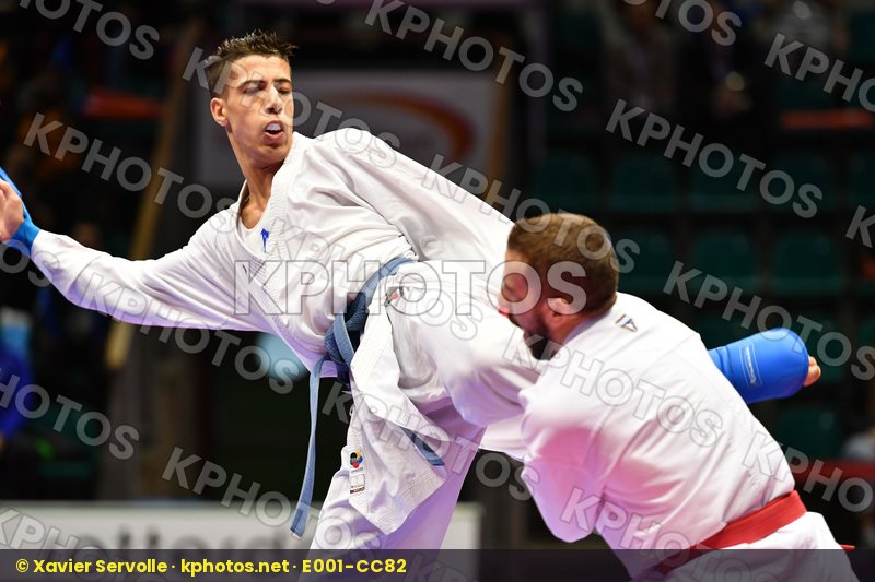 Ameknassi Abdessalam Gomez Matias Male kumite -60 kg Morocco Spa