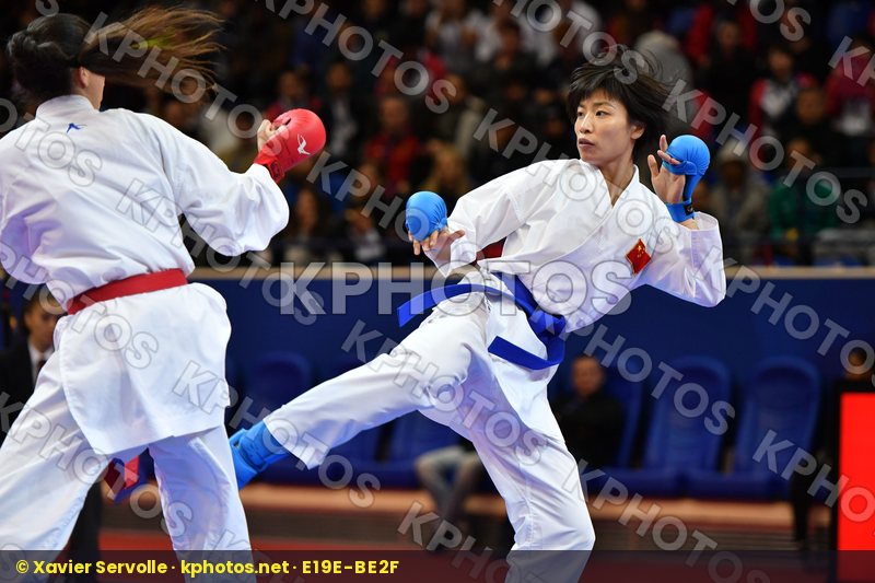 Canada China Female kumite -61 kg Jumaa Haya Yin Xiaoyan