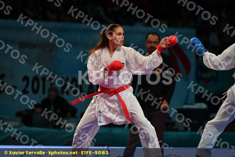 Female kumite -61 kg Haag Alexandra Serogina Anita Sweden Ukrain