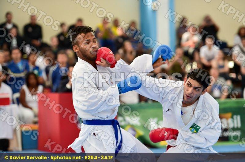 Brasil final kumite Male team Venezuela