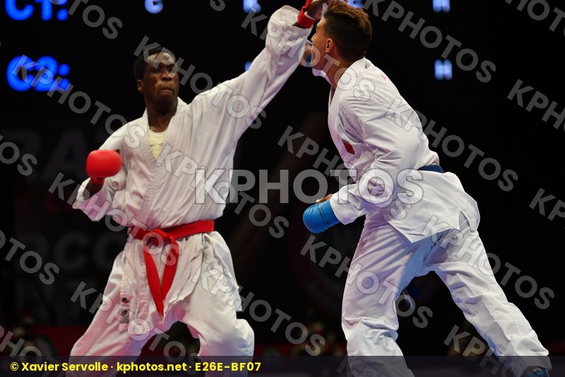 Diop Ablaye France Male kumite 84+ kg Morocco Ouchen Achraf