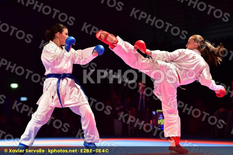 -68 kg France Gafurova Guzaliya Kazakhstan kumite Panetsidou Vas