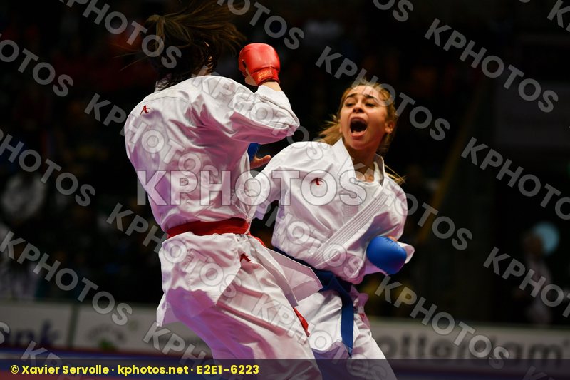 Croatia Female kumite -55 kg Hasani Alesandra Terluyga Anzhelika