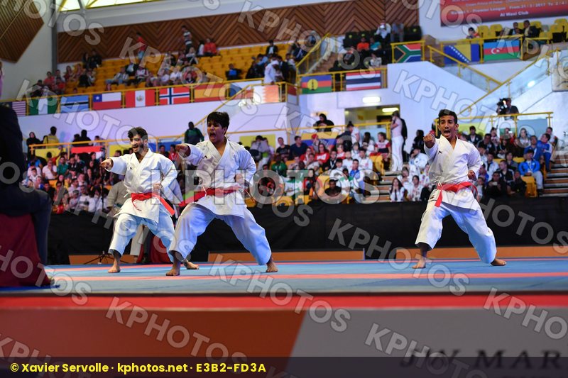 Goju shiho sho Male team kata Saudi arabia