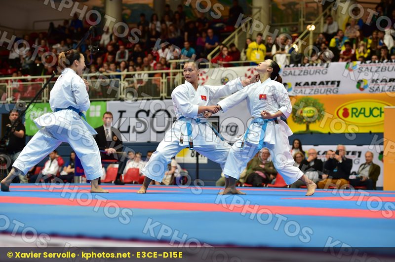 female team kata Shureido vietnam