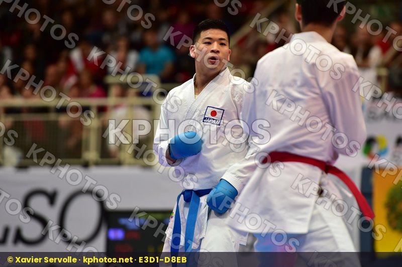 Japan male kumite -75 kg nishimura ken Shureido watanabe daisuke