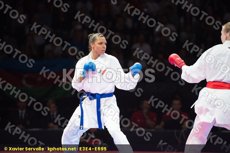 68+ Kg Female final Finland Florentin Anne Laure france kumite K