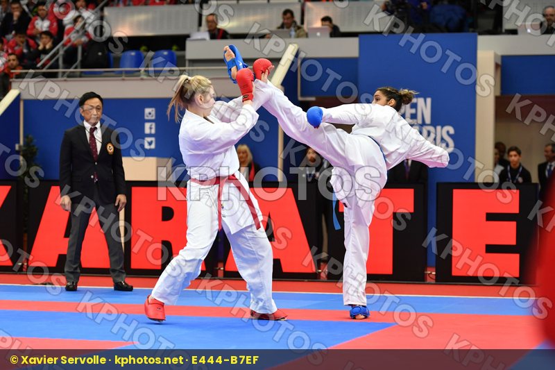 England Female kumite -68 kg France Karwacinski Kate Matoub Lamy