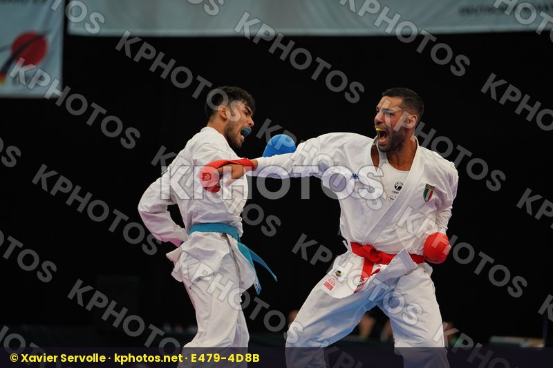 Busa Luigi Italy Male kumite -75 kg Otabolaev Dastonbek Uzbekist