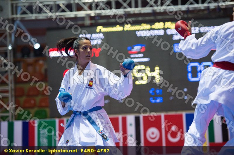 -68 kg Aly Aya Egypt final kumite Spain Vizcaino Gonzalez Cristi