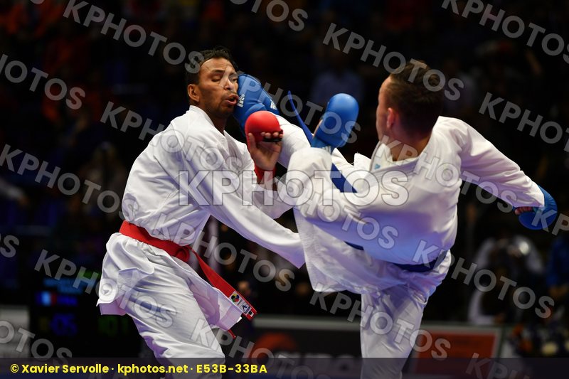 Dacosta Steven France Madera Andres Male kumite -67 kg Venezuela