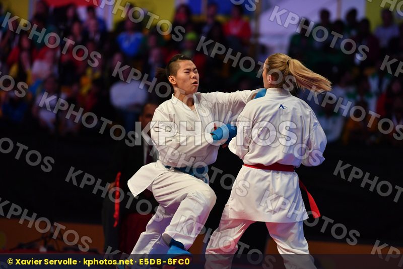 Female kumite -61 kg Thi ngoan Nguyen Turkey Viet nam Yakan Tuba