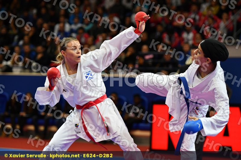 Connell Amy Female kumite -55 kg Iran  islamic republic of Khaks