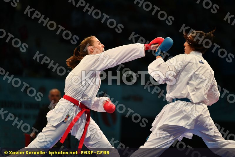 Cvrkota Sanja Female kumite -68 kg Serbia Spain Vizcaino gonzale