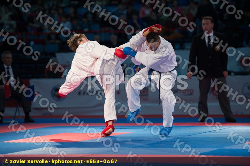 -60 kg Antic Marko bronze match kumite male Plakhutin Evgeny Rus