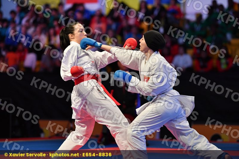 Demis Tugce Female kumite -55 kg Laaveri Sabina Sweden Turkey
