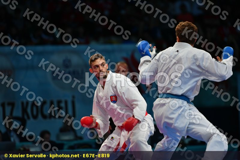 Harspataki Gabor Hungary Lieskovsky Matus Male kumite -75 kg Slo