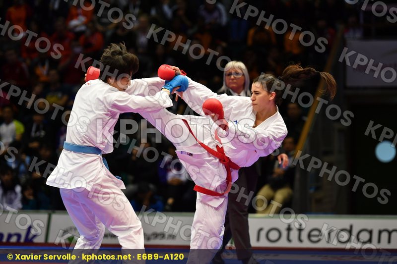 Canada China Female kumite -61 kg Jumaa Haya Yin Xiaoyan