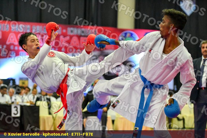 Chau Ka Him Hong Kong Junior Kumite Male -55 Kg Malaysia Shanmug