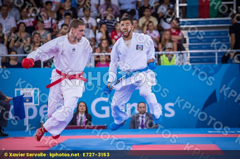 -84 kg Azerbaijan day2 Karaqi Alvin Kosovo kumite Mamayev Aykhan