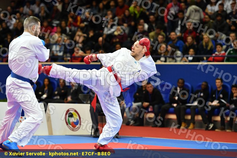 Caffaro Julien France Male kumite -75 kg Seguy Corentin