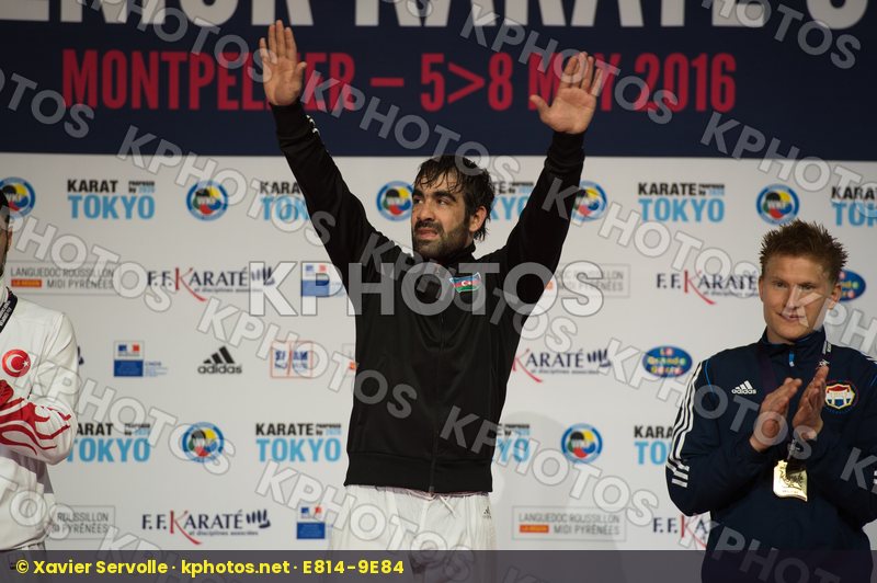 -75 Kg Aghayev Rafael Azerbaijan kumite Male podium