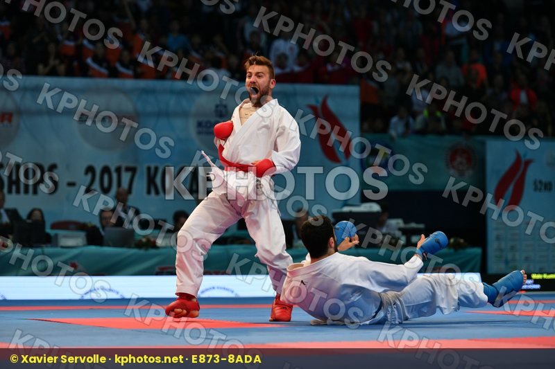 Aktas Ugur Fyr of macedonia Jakupi Berat Male kumite -84 kg Turk