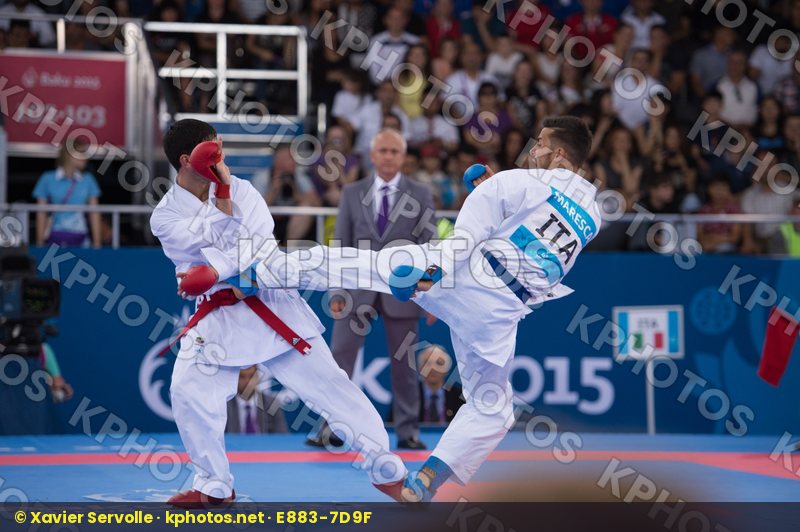 -60 kg Azerbaijan Farzaliyev Firdovsi finals Italy kumite Maresc