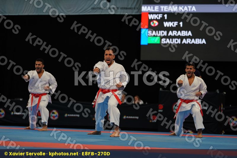 Male team kata Unsu Wkf 1