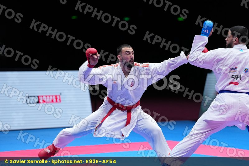 KVESIC ANDJELO (CROATIA) vs FILALI MEHDI (FRANCE) in Male Kumite 84+ Kg - Final Bout