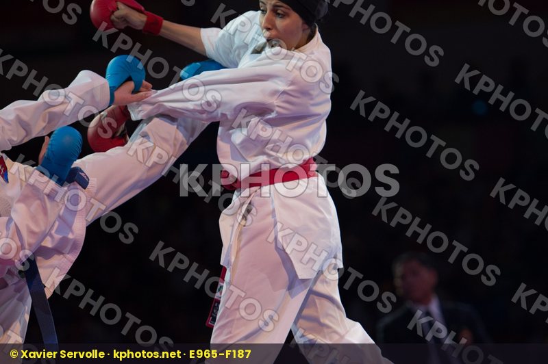 -61 Kg Dubai Egypt Farouk Giana Mohamed Female final kumite Slov